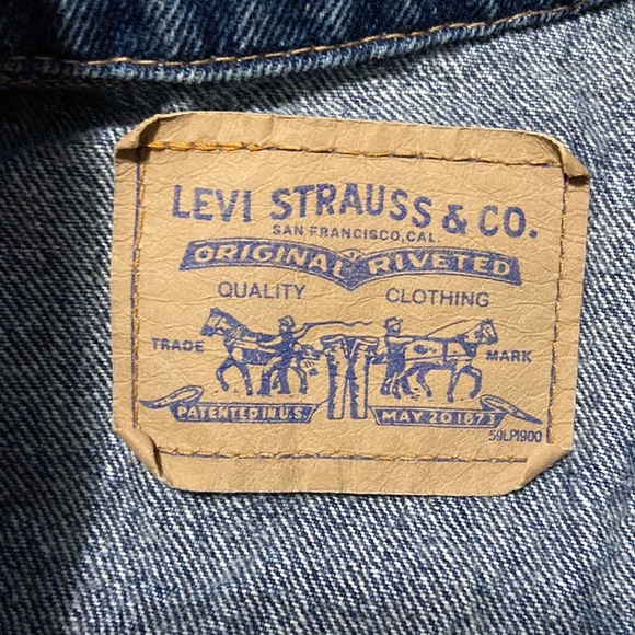 Vtg 90s boys Levi’s Jean jacket - Picture 3 of 5